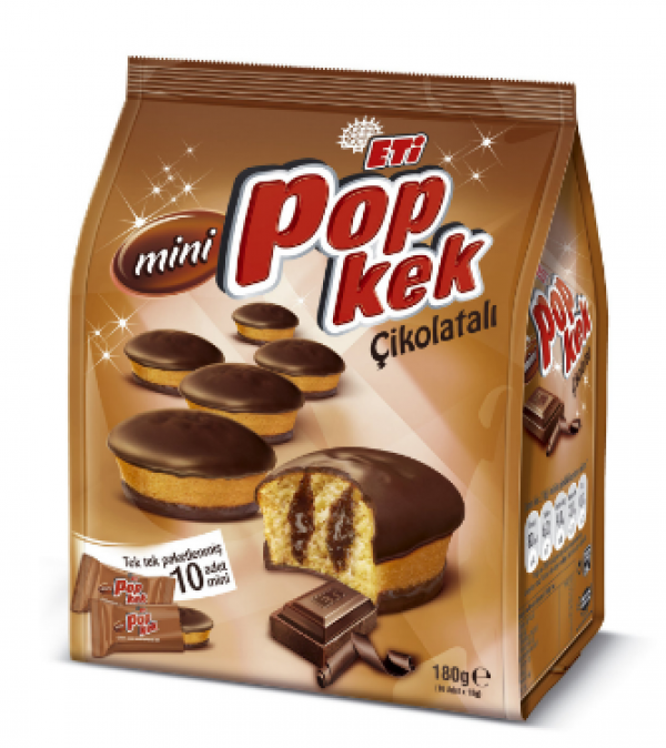 Eti Mini Pop Kek mit Schokolade 144g