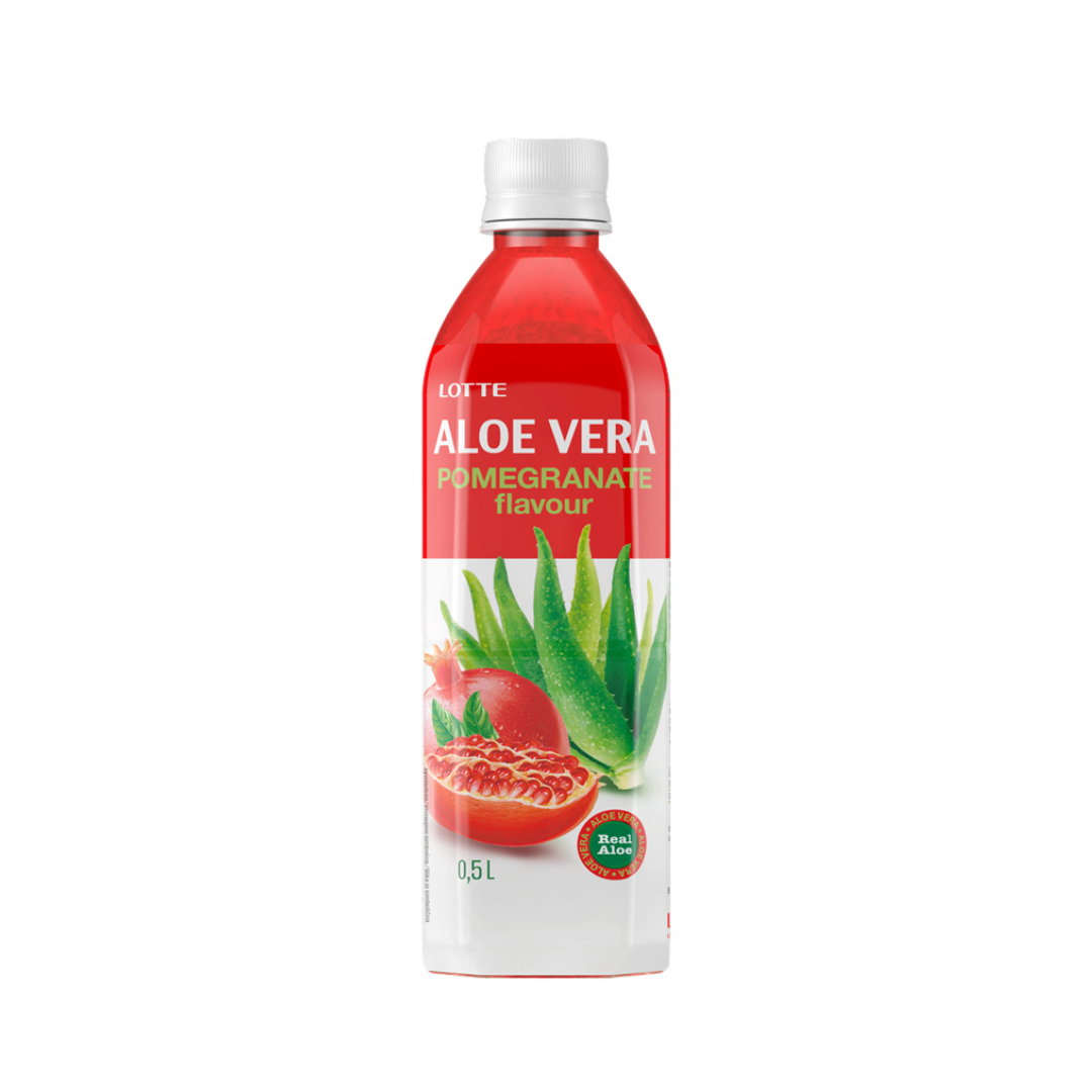 Lotte Aloe Vera Pomegranate Flavour 500ml
