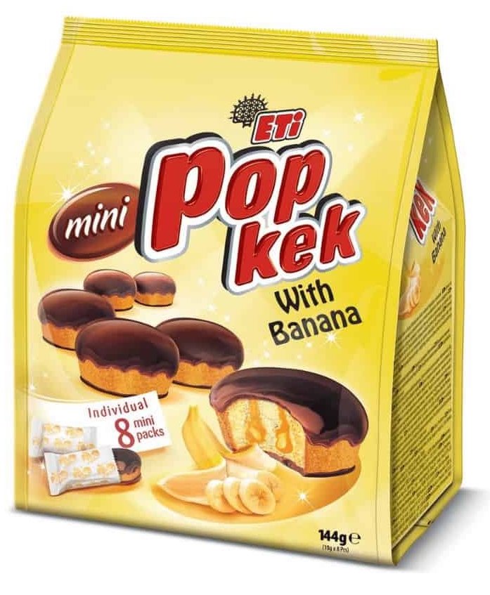 Eti Mini Pop Kek mit Banane 144g