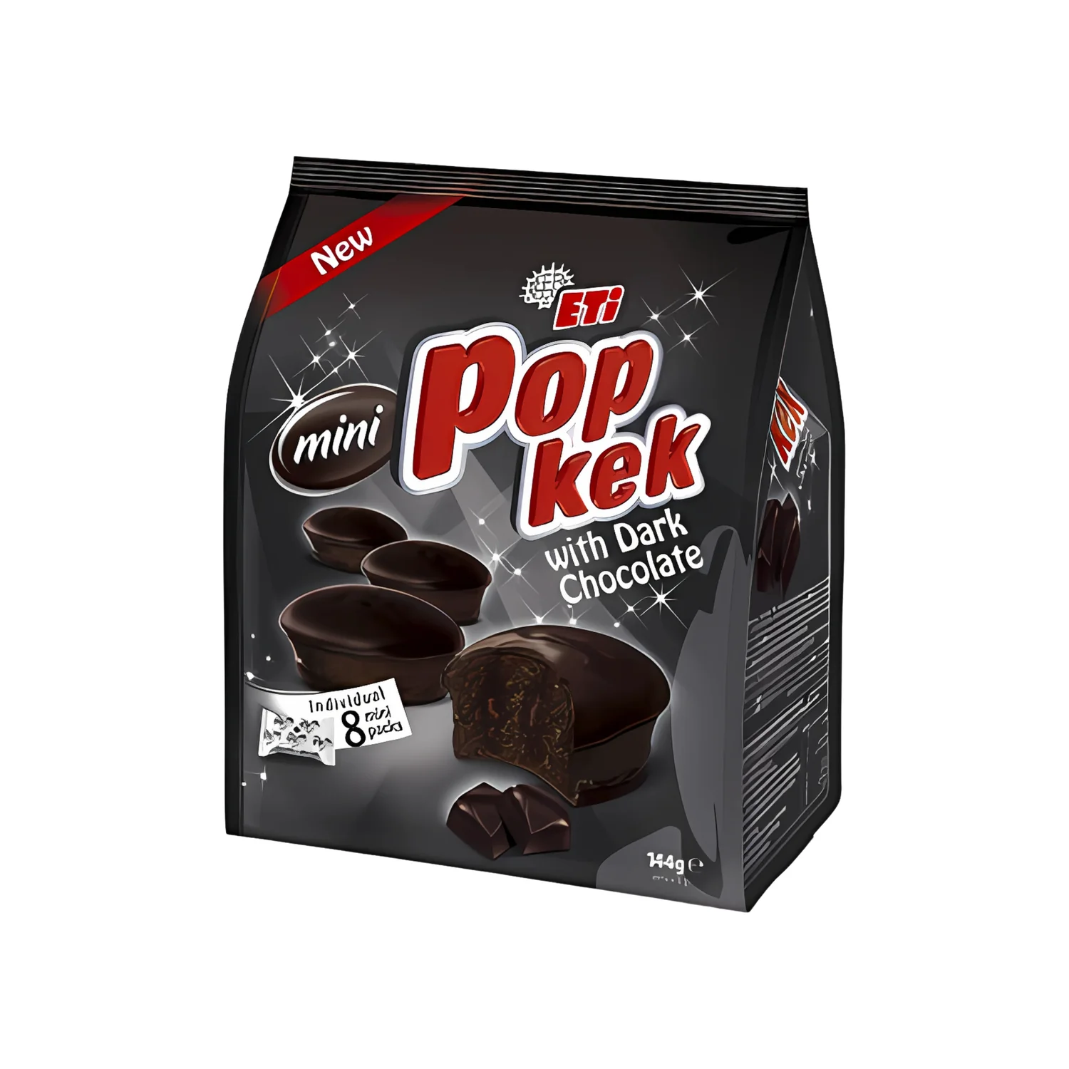 Eti Mini Pop Kek with Dark Chocolate 144g