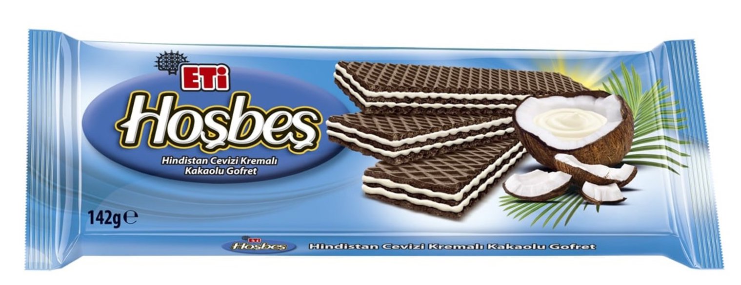 Eti Hoşbeş Gofret mit Kokonusscreme 142g