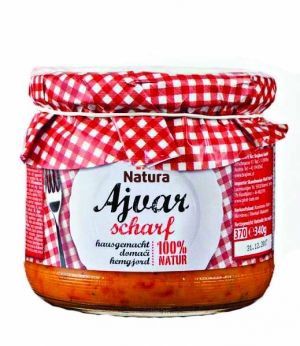 Natura Ajvar hausgemacht, scharf 340g